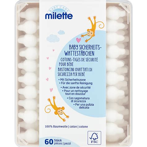 Buy Milette Baby Care · Bébé Safety Cotton Swabs · 100 Cotton • Migros