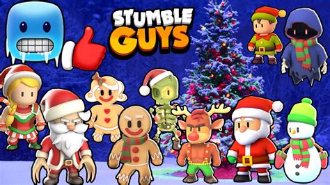 Best Christmas Skin In Stumble Guys Youtube