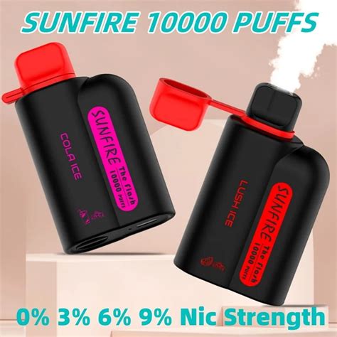 Original Sunfire Bar Max 10000 Puff Jetables E Cigarettes 0 6ohm Maille