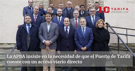 La APBA Insiste En La Necesidad De Que El Puerto De Tarifa Cuente Con