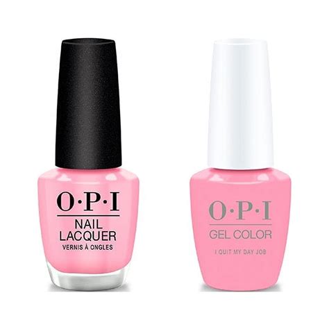 Opi Nail Lacquer Gelcolor Polish Set I Quit My Day Job Oz