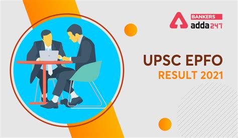 Upsc Epfo Result 2021 Out Shortlisted Candidates For Interview