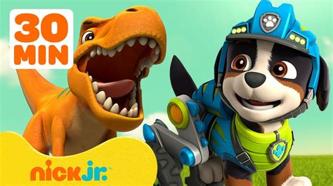 Paw Patrol Rex S Best Dino Rescues 🦖 W Marshall And Skye 30 Minute Compilation Nick Jr