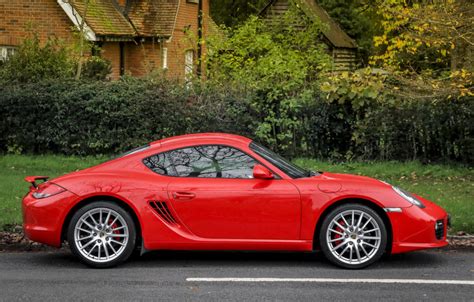 Porsche Cayman S 3 4 Manual 987 2 Guards Red M R Sportscars Porsche