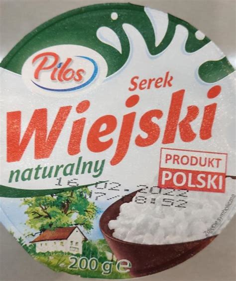 Serek Wiejski Naturalny Pilos Kalorie Kj I Warto Ci Od Ywcze