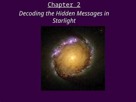 Ppt Chapter Decoding The Hidden Messages In Starlight Dokumen Tips