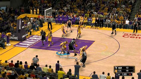 Nba 2k13 1st Time Gameplay Lakers Vs Nets Youtube