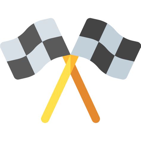 Crossed Checkered Flags Free Flags Icons