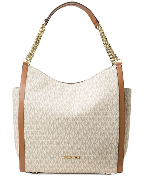 Michael Kors Signature Chain Shoulder Tote Macys