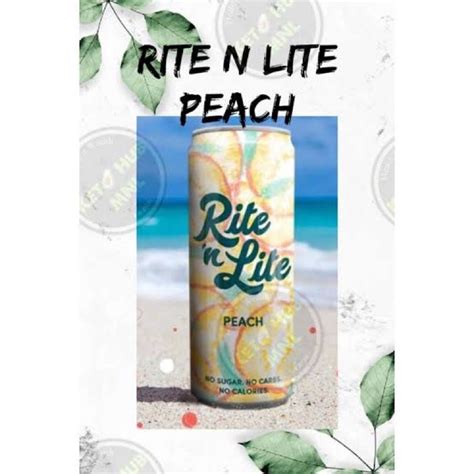 Rite N Lite Peach Soda Shopee Philippines