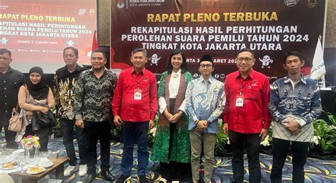 Rekapitulasi Suara Pemilu 2024 PDIP Amankan Dua Kursi Di Dapil 3 DKI