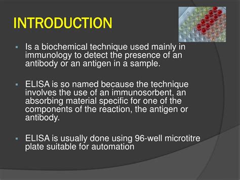 Ppt Elisa Powerpoint Presentation Free Download Id7122647