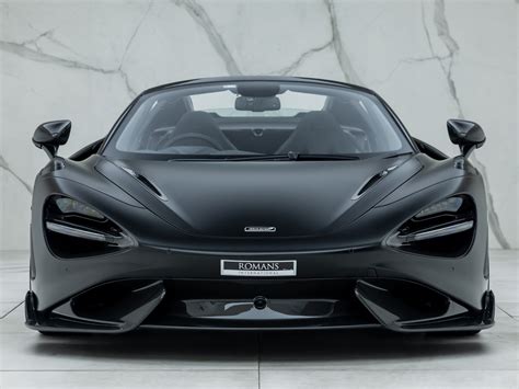 Used Mclaren 765lt Spider For Sale Onyx Black Metallic Satin Ppf