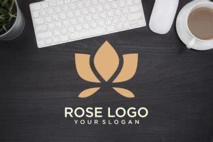 Minimalist Flower Logo Design And Icon Graphic By BaronStudio