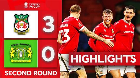 Wrexham 3-0 Yeovil Town | Wrexham March Into The Third Round ...