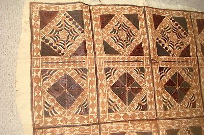 Antique Samoan Tapa Cloth Or Siapo