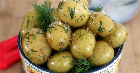 Swedish Sea Salt And Dill New Potatoes With Lemon Caper Dipping Sauce Artofit