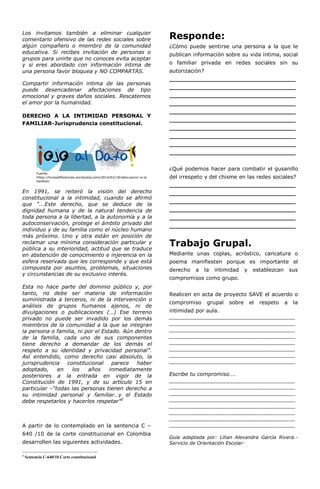 Sobre El Respeto A La Intimidad 2 PDF