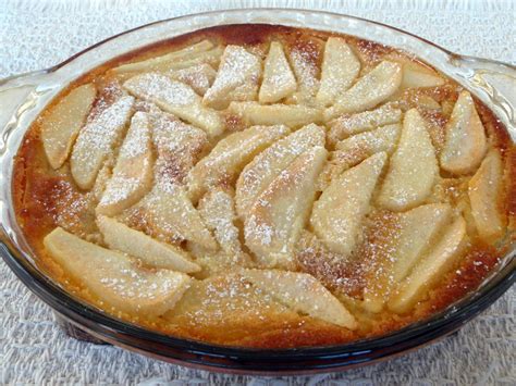 As Good As Gluten Pear Custard Pie