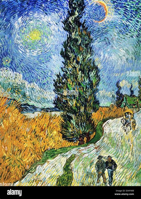 Vincent Van Gogh Route De Cypr S Le Postimpressionnisme Huile