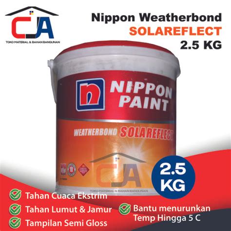 Jual Nippon Weatherbond Solareflect Cat Tembok Cat Exterior PAIL 20 Ltr