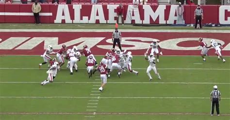 Nick Saban Breaks Down Xs And Os Of Key Alabama Td In Iron Bowl