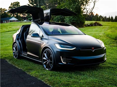 Check Out This Matte Black Tesla Model X With Hre S Wheels Atelier