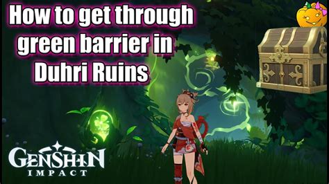 How To Get Through Green Barrier Door In Ruins Of Dahri Puzzle Guide