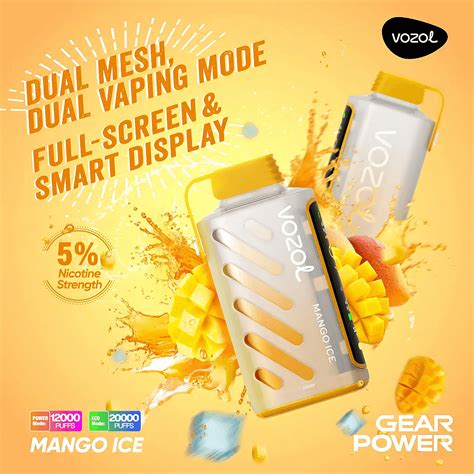 Vozol Gear Power K Puffs Dual Mode Wegwerp Vape Nicotine