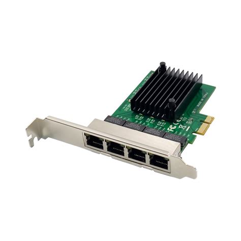 X-MEDIA PCIe 4-Port 1GbE Gigabit Ethernet PCI Express Network Adapter