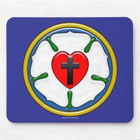Luther Rose Mousepad Zazzle