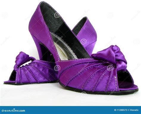 Violet Shoes Stock Image Image Of Hills Extravagant 11288573