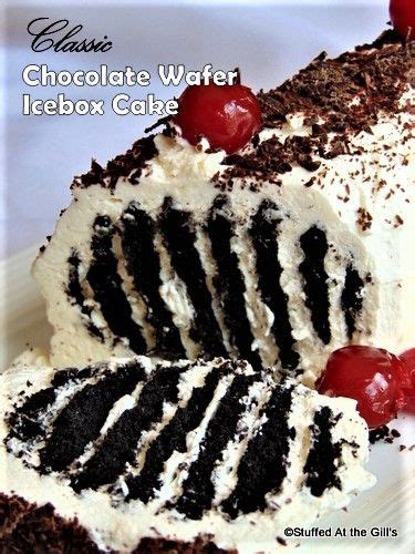 Classic Chocolate Wafer Icebox Cake | Icebox cake, Chocolate wafer cookie recipe, Chocolate ...