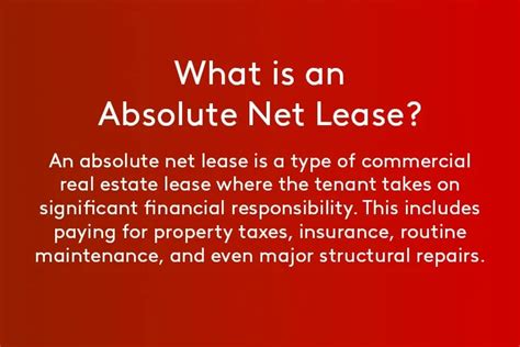 Understanding The Absolute Net Lease In Commercial Real Estate