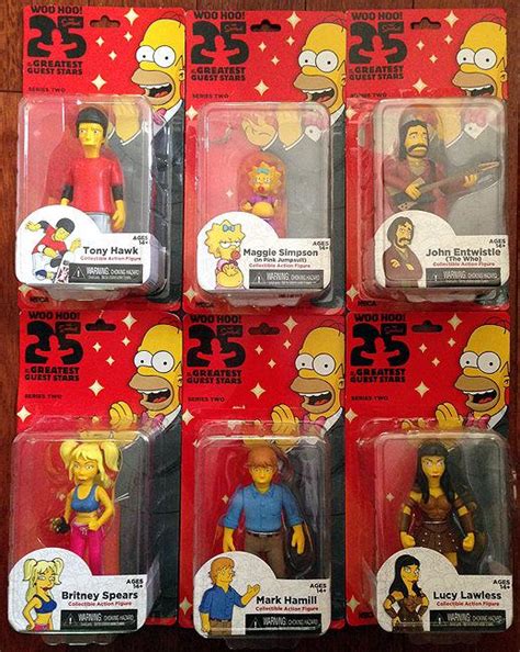 Simpsons 25 Years Series 2, 6 Figure OPENER LOT: Xena, Mark Hamill ...