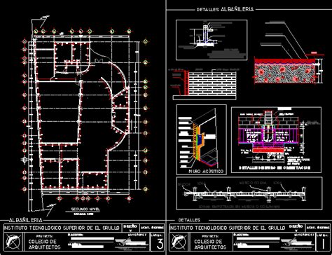 Plano De Albanileria Autocad