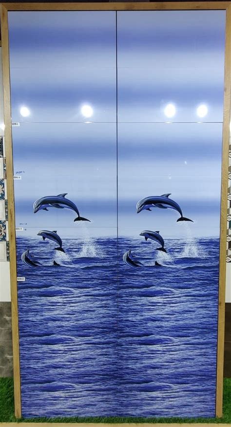 Ceramic Mosaic Glossy Blue Wall Tiles At ₹ 140box In Morbi Id