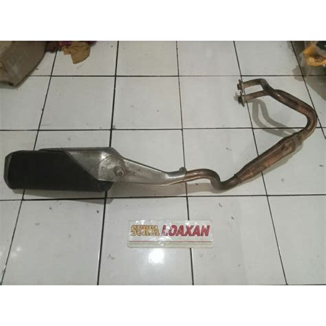 Jual KNALPOT STANDAR BAWAAN NINJA 250 FI KAWASAKI Z250 ORIGINAL COPOTAN