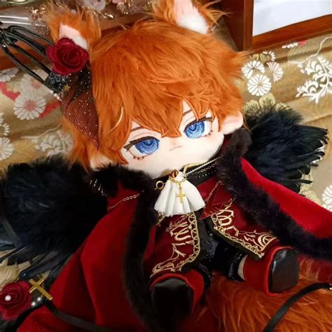 Anime Genshin Impact Doll Tartaglia 20cm Cotton Doll Plush Peripherals