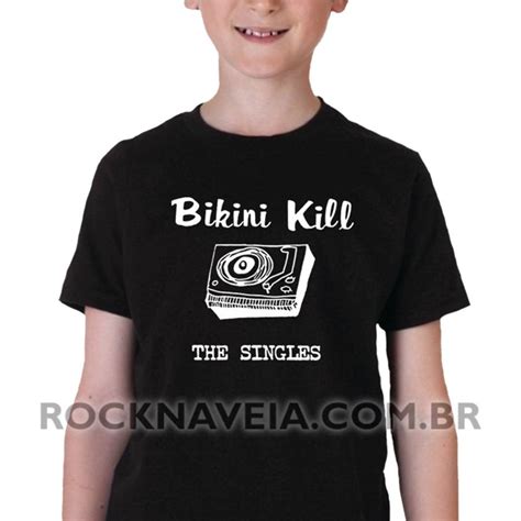 Camiseta Infantil Bikini Kill ESTAMPARIA ROCK NA VEIA