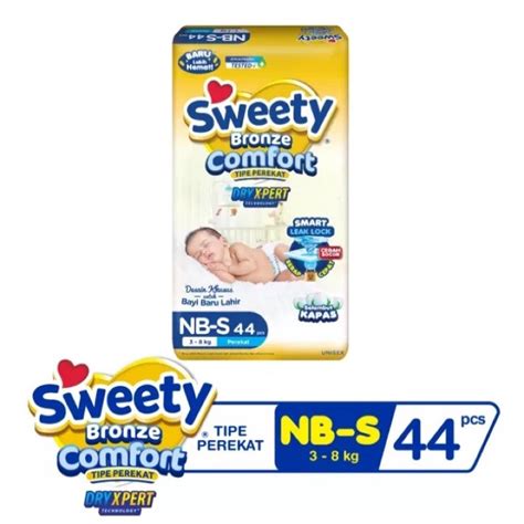 Jual Sweety Bronze Nbs Newborn Perekat Popok Bayi Baru Lahir