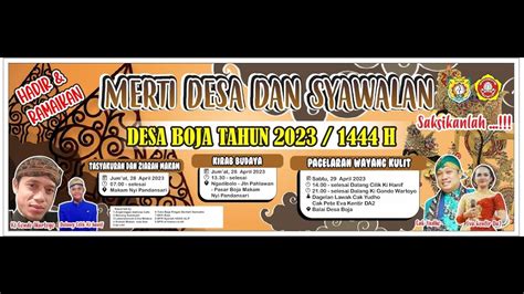 Pagelaran Wayang Kulit Dalange Wartoyo Dalam Rangka Merti Desa