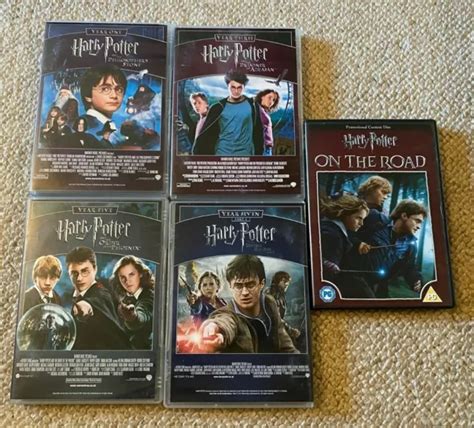 Full Set Harry Potter Dvds Plus Promotional On The Road Disc 9 Discs