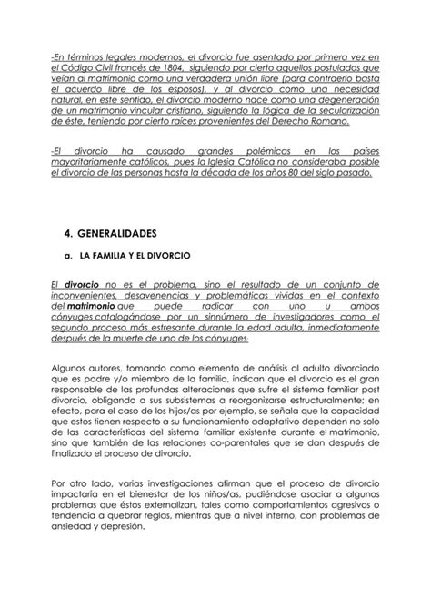 Divorcio Y Cesacion De Efectos Civiles En El Matrimonio Pdf