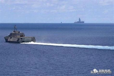 上午時分，美軍艦再度逼近山東半島，最近距離威海石島鎮僅86海里 每日頭條