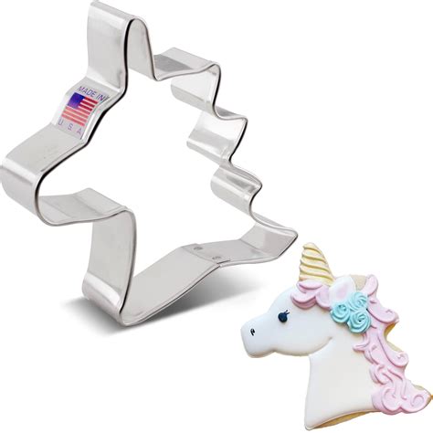 Ausstechform Ausstecher Einhorn 11cm Edelstahl Amazon de Küche