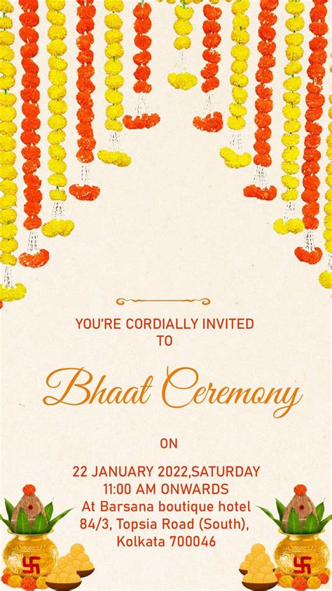 Wedding Ceremony Invitation | Wedding ceremony invitations, Invitations ...