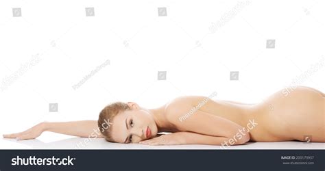 Beautiful Caucasian Naked Woman Lying Down Stock Photo Shutterstock