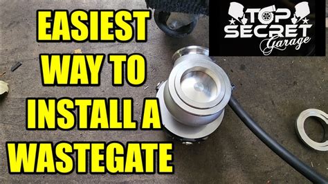 Easiest way to install a wastegate - YouTube