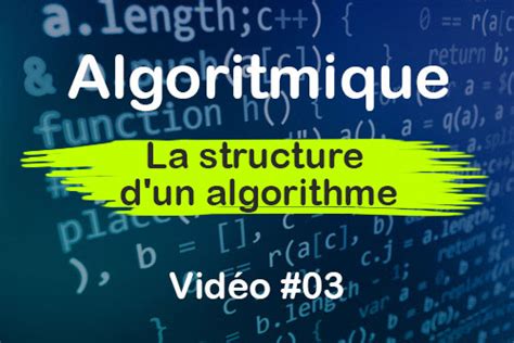 La Structure Dun Algorithme Des Cours En Ligne